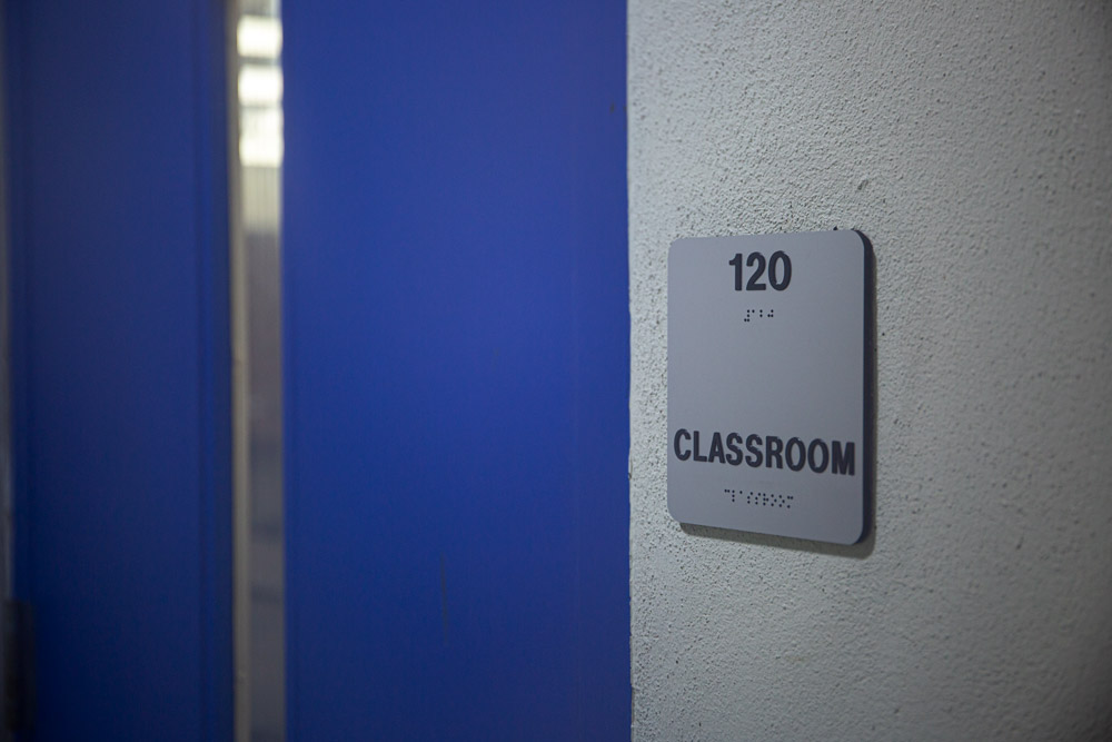 classroom signage